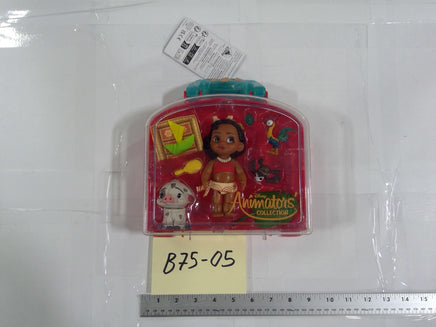 Disney Moana Animators' Collection Littles 4in Mini Doll Playset Pua Hei Hei Toy