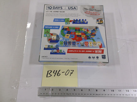 USAopoly 10 Days In The USA Family Strategy Board Game 2-4 Players 8+ New Sealed