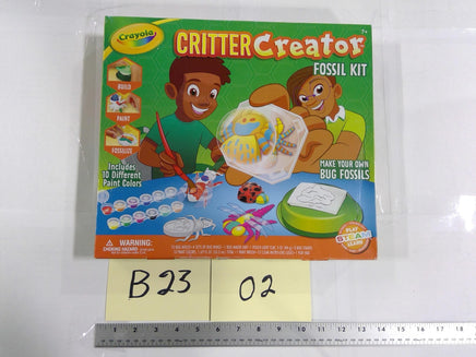 Crayola Critter Creator Fossil Kit Bug Fossils STEAM Activity Toy New Sealed