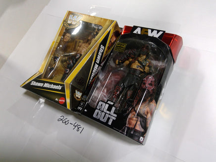 AEW All Out Killswitch WWE Legends Shawn Michaels Figure Lot Mattel Jazwares