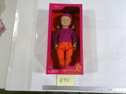 Our Generation Shay 18in Girl Play Doll Outfit Hat New In Box Fashion Toy