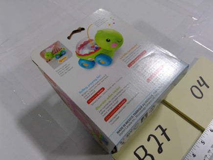 Fisher-Price Poppity Pop Turtle Push Toy 6m+ Rolling Beads Green Boy Infant