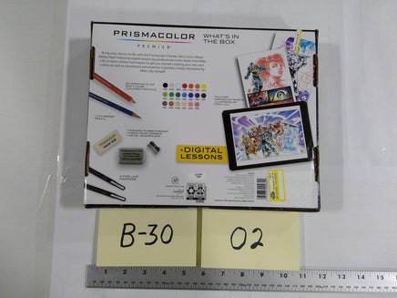 Prismacolor Premier 26ct Mixed Media Comic Art Set Limited Edition Kit Lessons