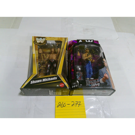 Mattel AEW WWE Action Figure Lot Mens OS Multicolor Good Shawn Michaels Orange
