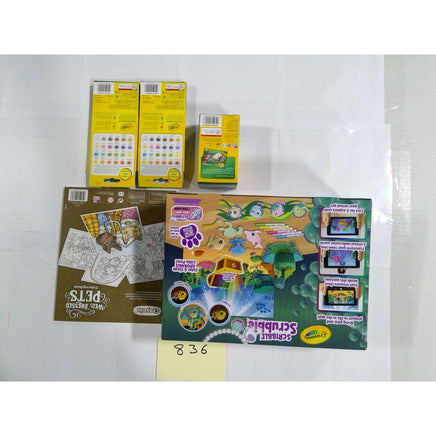 Crayola Scribble Scrubbie Ocean Pets Lagoon Art Bundle New Pencils Crayons Book