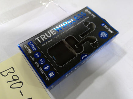 Sentry True Wireless Bluetooth Earbuds Black Charging Case 16 Hrs New Box