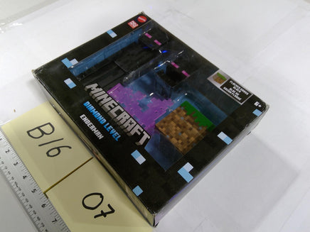 Minecraft Diamond Level Enderman Action Figure Mattel Boxed Toy 6in Black