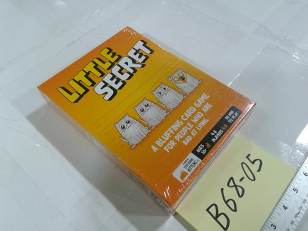 Exploding Kittens Little Secret Card Game 4-8 Players 10+ New Sealed Orange