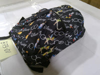 Disney Black 13" Girls Backpack Soft Case Adjustable Straps Disney 100 Print