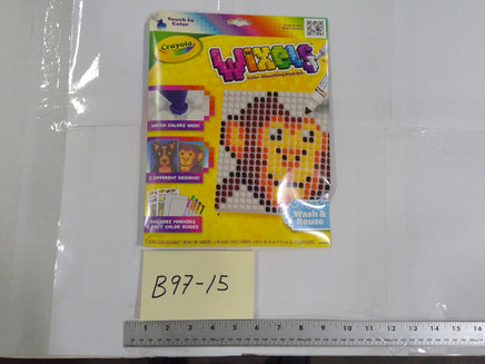 Crayola Wixels Color-Absorbing Pixel Art Set Kids Wash & Reuse Markers Kit New
