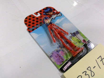 Miraculous Ladybug Bend-Ems Action Figure 5in Carded TCG Toy Red Plastic New