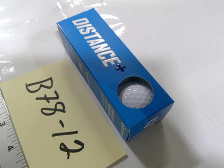 TaylorMade Distance+ Golf Balls 3 Pack Sleeve White Ionomer Cover Long Distance
