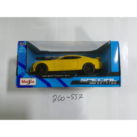 Maisto 2017 Chevrolet Camaro ZL1 1:24 Yellow New Special Edition Diecast Car