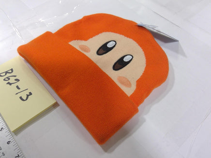 Kirby Hat Beanie Knit Mens One Size Orange Waddle Dee Anime Cartoon Winter