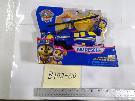 PAW Patrol Air Rescue Chase Helicopter Action Figure Spin Master Blue New