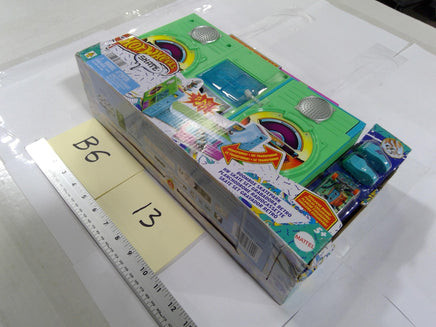 Hot Wheels Skate Boombox Skatepark HW Skate Set 5+ Green Toy Lights Sounds New