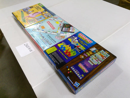 Hasbro Family Board Game Lot Monopoly Knock Out Don't Step In It New Sealed