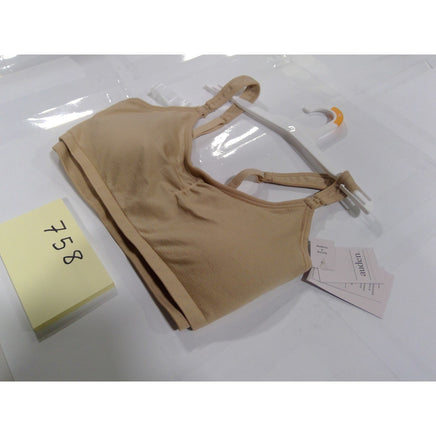 Auden Nursing Pumping Bra Womens Medium Tan New Seamless Wirefree Maternity 758