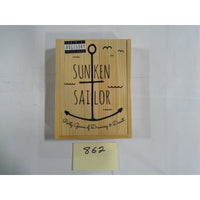 Buffalo Games Sunken Sailor Party Game Adult 17+ Wood Box New Sealed Drawing
