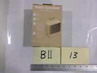 ICount Retro Speaker Wireless Portable Beige 3W Micro USB Charging Cable New Box