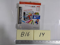 Nintendo 3DS PowerA Super Mario ColorCraft Carry Case 6 Markers Black Open Box