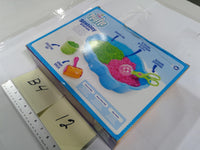 Playfoam Pluffle Sensory Station Set Kids 3+ Bin Tools 2 Colors Green Pink New
