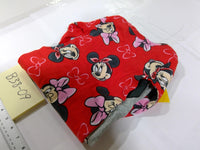 Disney Minnie Mouse Pajama Set Girls 3T Red Gray Long Sleeve Cotton Sleepwear