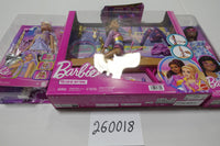 Barbie Mattel Doll Lot Gymnast Playset NDSS Fashion Rainbow Hair Set New In Box