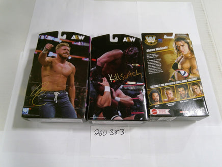 AEW WWE Shawn Michaels Orange Cassidy Killswitch PPV Figure Lot Mattel New