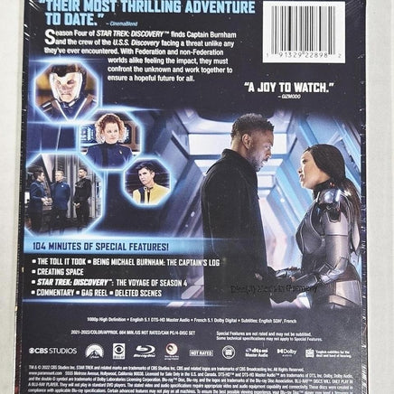 Star Trek Discovery Season Four Blu-ray Set Sealed 4 Disc Steelbook