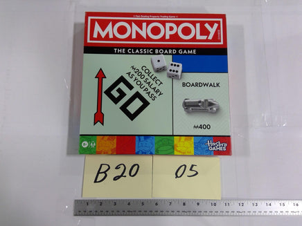 Monopoly The Classic Board Game Hasbro Family Kids 2-8 Players 8+ New Sealed