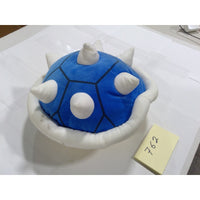 Nintendo Mario Kart Blue Spiny Shell Plush Kids OS Blue Excellent Spiked Shell