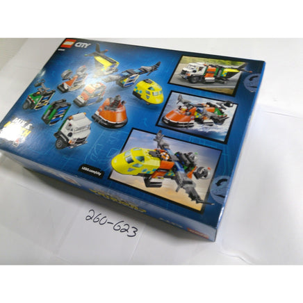 LEGO City 60505 Airplane Service Truck & Hovercraft Remix 990 pcs NEW
