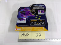 Disney Pixar Lightyear Zurg Fighter Ship Playset Mattel Boxed Vehicle Toy Purple