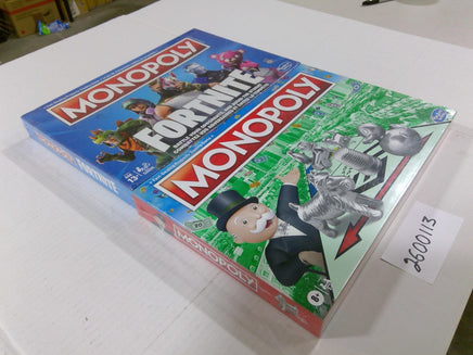 Hasbro Monopoly Fortnite & Classic Monopoly Board Game Lot New Sealed Family