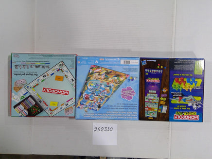 Hasbro Monopoly Surf Showdown Lilo & Stitch Knock Out Family Game Lot New Sealed