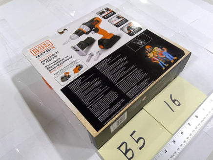 BLACK+DECKER Matrix Junior Power Drill & Jigsaw Kids Roleplay Toy 3+ Orange