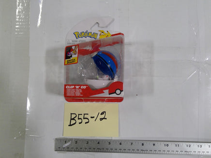 Pokemon Jazwares Clip 'N' Go Alolan Vulpix Blue Great Ball Action Figure Toy