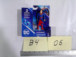 DC Comics Superman Figure Spin Master Boxed New Blue Toy 2 Surprise Accessories