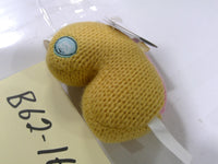 Ami Amis Plush Toy Mini Yellow Donut Dessert Knit Pink Frosting Sprinkles New