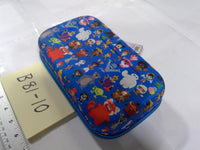 Disney Hard Shell Pencil Case Kids Zipper Storage Box Blue Disney 100 Characters