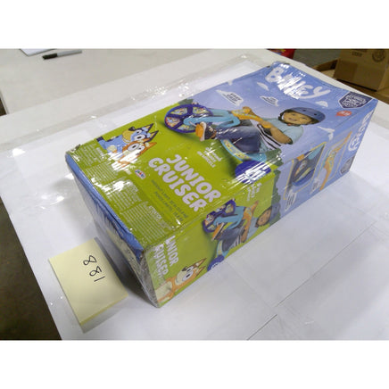 Bluey Junior Cruiser Fly Wheels Toddler Trike Blue New Damaged Box 18-36 Months