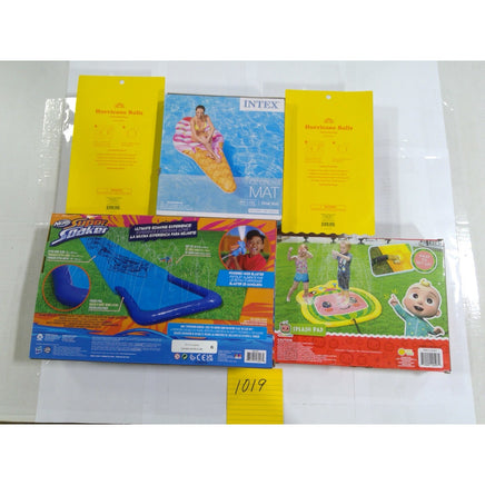 Nerf Intex Cocomelon Summer Water Toy Bundle Kids OS Multicolor New Slide Float