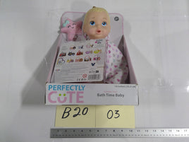 Perfectly Cute Bath Time Baby 14in Baby Doll Towel Set New In Box Pretend Play