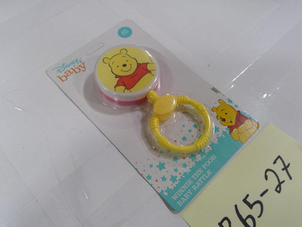Disney Baby Winnie The Pooh Spinner Rattle Toy Infant Boys BPA Free Yellow