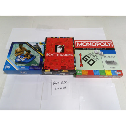 Hasbro Monopoly Scattergories DC Batman Inflatable Kids Set Multicolor New