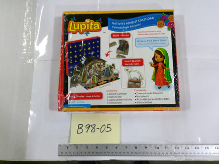 Lupita Nativity Advent Calendar Kids Door Activity Multicolor Christmas Set