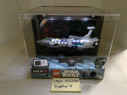 LEGO Star Wars 75377 Invisible Hand Lighted Store Display Case Clear Acrylic