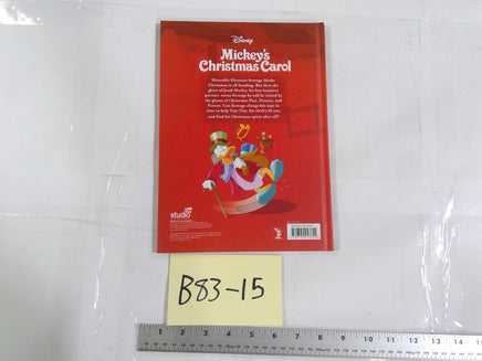 Disney Mickey's Christmas Carol Disney Studio Fun Red HC Kids Holiday Storybook