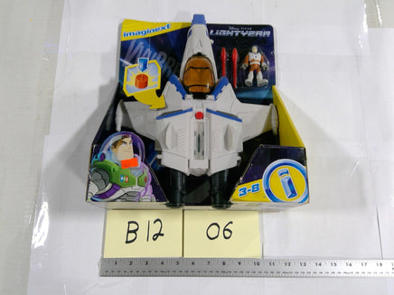 Disney Pixar Lightyear Buzz XL-15 Ship Playset Imaginext Lights Sounds White New